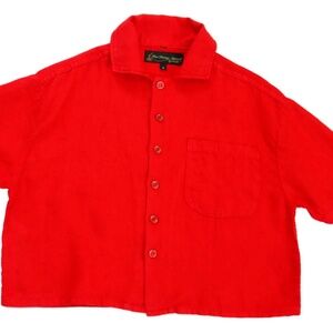 Meals Clothing F.D.A TOMATO LINEN WORK SHIRT